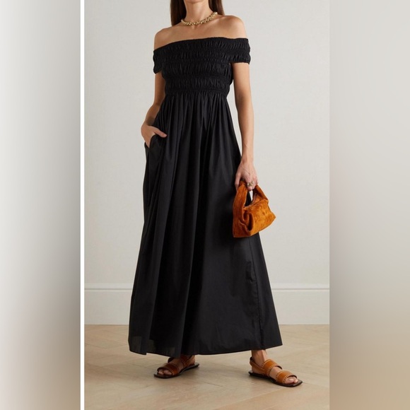 Shirred Off The Shoulder Dress Matteau - from Goop - Picture 9 of 10